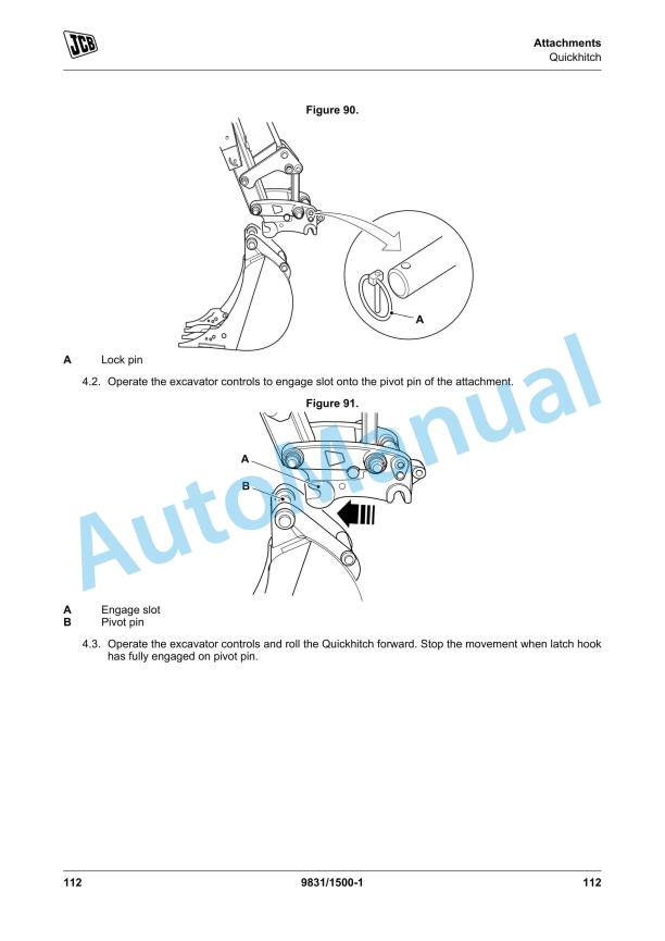 JCB 3CX Operator Manual 9831-1500 2 JCB 3CX Operator Manual 9831-1500 - Image 2