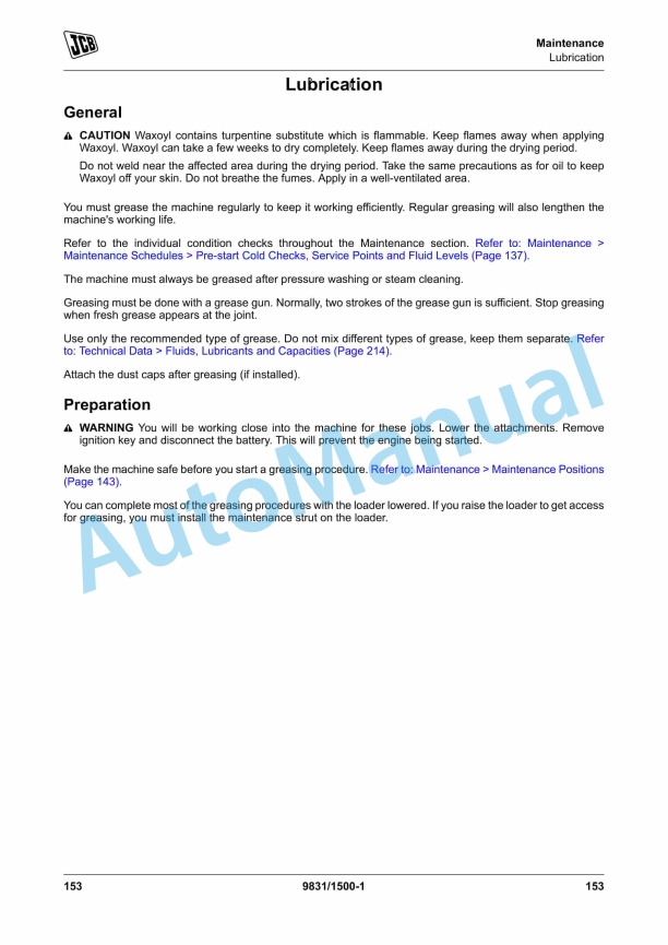 JCB 3CX Operator Manual 9831-1500 3 JCB 3CX Operator Manual 9831-1500 - Image 3
