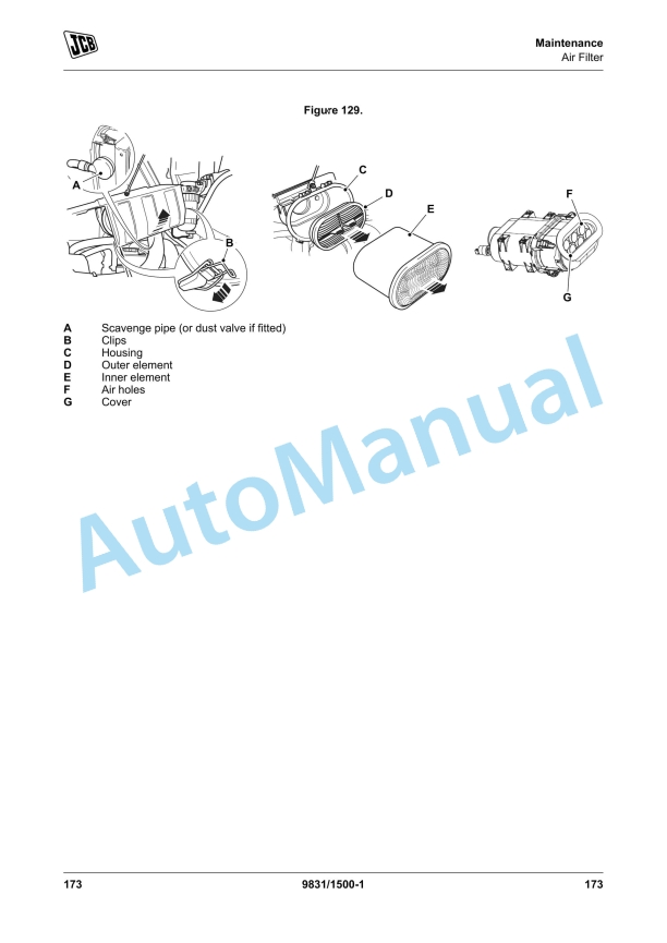 JCB 3CX Operator Manual 9831-1500 4 JCB 3CX Operator Manual 9831-1500 - Image 4