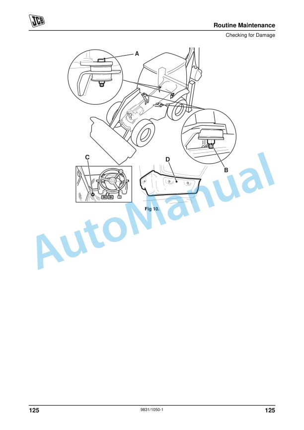 JCB 3DX Super Backhoe Loader Operator Manual 9831-1050 3 JCB 3DX Super Backhoe Loader Operator Manual 9831-1050 - Image 3