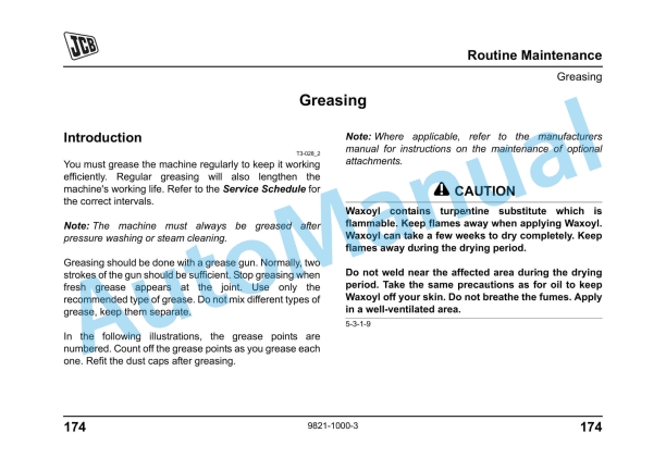 JCB 403 Operator Manual 9821-1000 3 JCB 403 Operator Manual 9821-1000 - Image 3