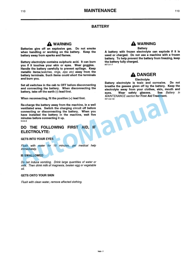 JCB 406, 408 Operator Handbook 9801-7680-4
