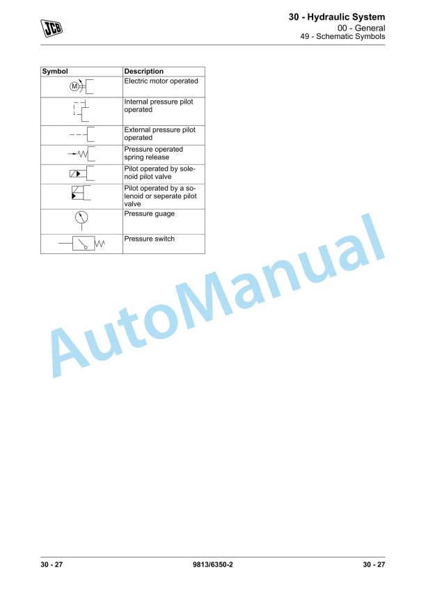 JCB 411HT, 413S, 417HT Service Manual 9813-6350 3 JCB 411HT, 413S, 417HT Service Manual 9813-6350 - Image 3