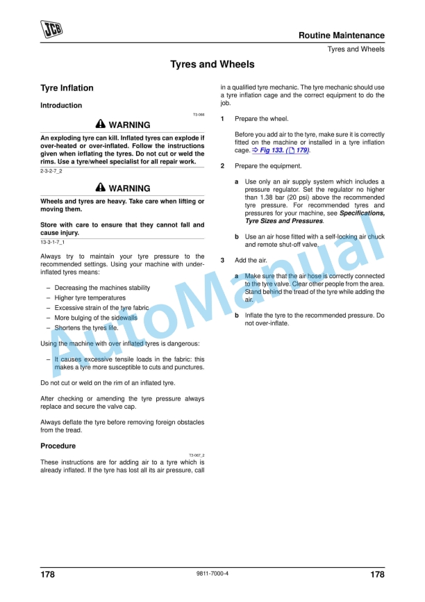 JCB 426E, 434S, 436E, 456E (Tier 3) Operator Manual 9811-7000 5 JCB 426E, 434S, 436E, 456E (Tier 3) Operator Manual 9811-7000 - Image 5