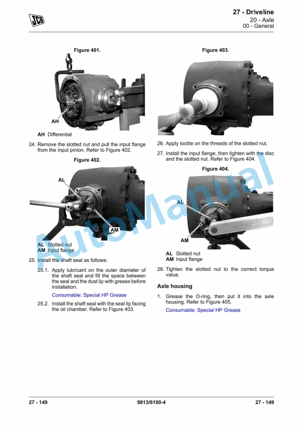 JCB 427, 435S, 437 Loader Service Manual 9813-6100 2 JCB 427, 435S, 437 Loader Service Manual 9813-6100 - Image 2
