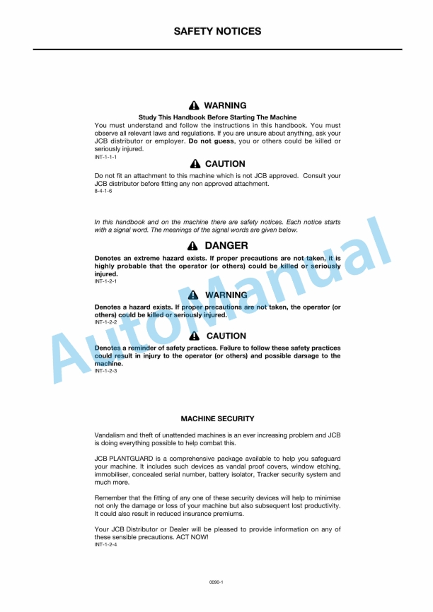 JCB 436 Wheeled Loader Operator Manual 1 JCB 436 Wheeled Loader Operator Manual