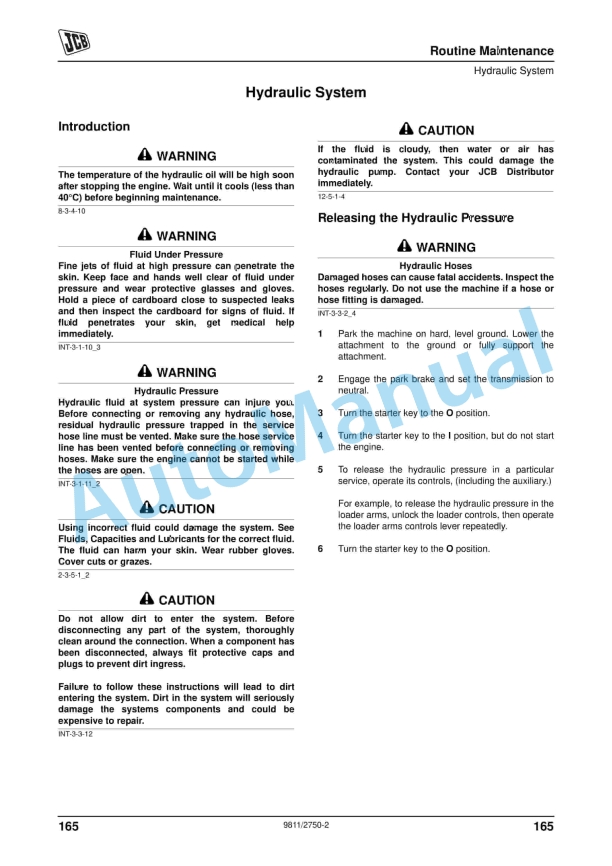 JCB 467 Operator Manual 9811-2750 5 JCB 467 Operator Manual 9811-2750 - Image 5