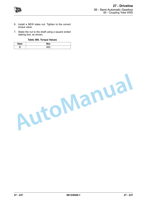 JCB 508-66, 509-45, 510-44, 510-55 Loadall Service Manual 9813-9450 2 JCB 508-66, 509-45, 510-44, 510-55 Loadall Service Manual 9813-9450 - Image 2