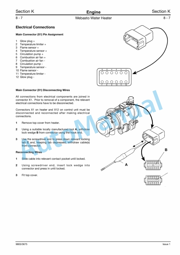 JCB 525-50 RAF Service Manual 9803-3675 5 JCB 525-50 RAF Service Manual 9803-3675 - Image 5