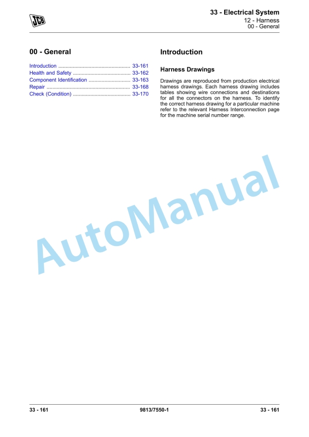 JCB 527-58 T4F Loadall Service Manual 9813-7550 4 JCB 527-58 T4F Loadall Service Manual 9813-7550 - Image 4