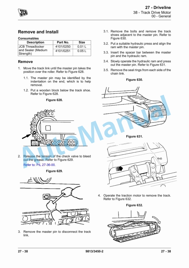 JCB 67C-1 Excavator Service Manual 9813-3450 2 JCB 67C-1 Excavator Service Manual 9813-3450 - Image 2