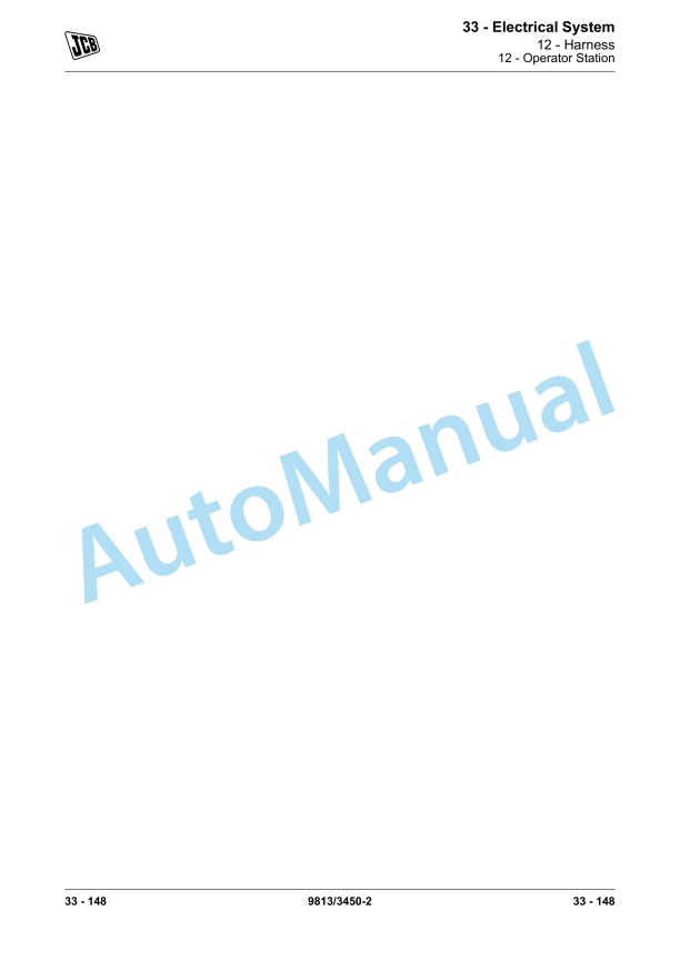 JCB 67C-1 Excavator Service Manual 9813-3450 4 JCB 67C-1 Excavator Service Manual 9813-3450 - Image 4