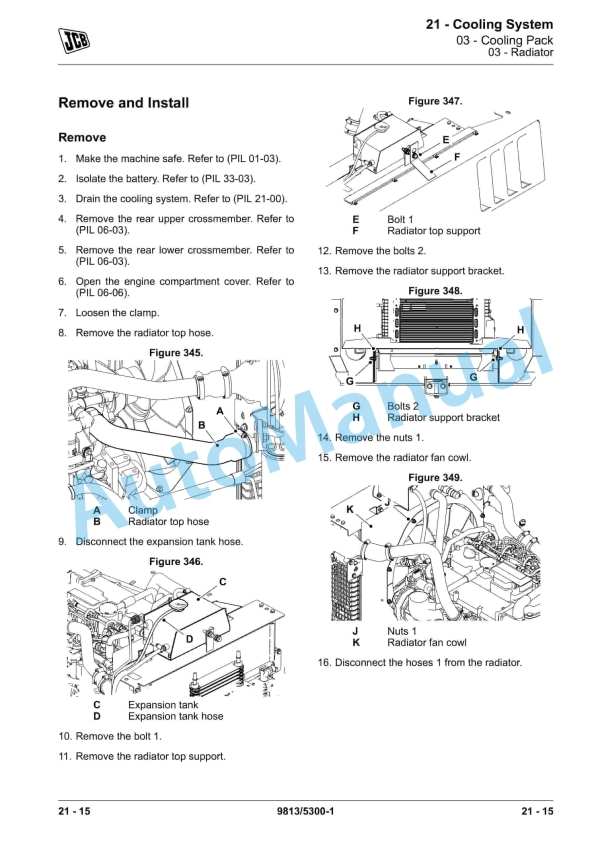 JCB 6TFT, 6TST Service Manual 9813-5300 2 JCB 6TFT, 6TST Service Manual 9813-5300 - Image 2
