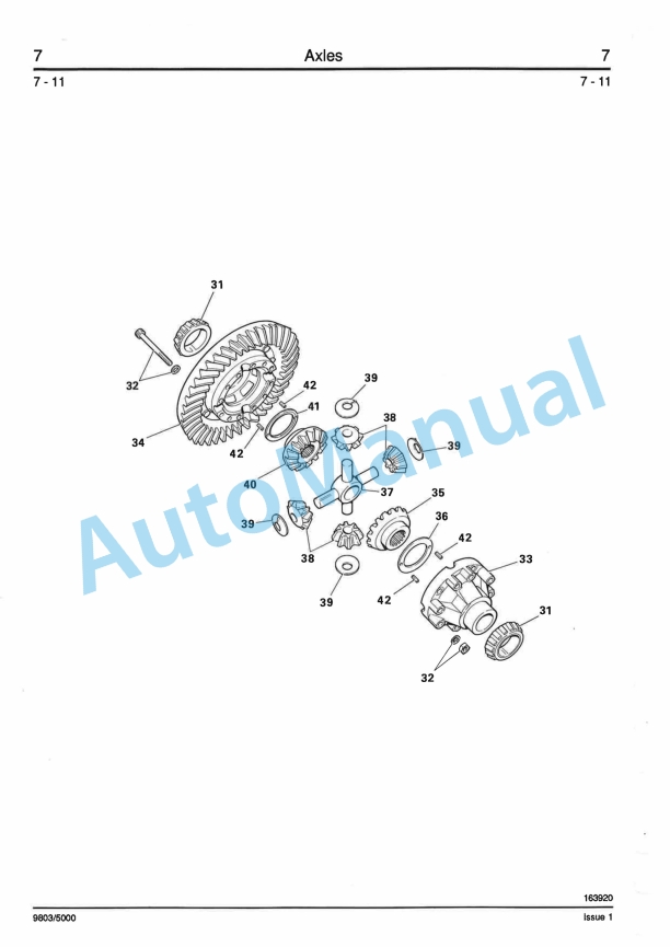 JCB 700 Series Service Manual 9803-5000-3