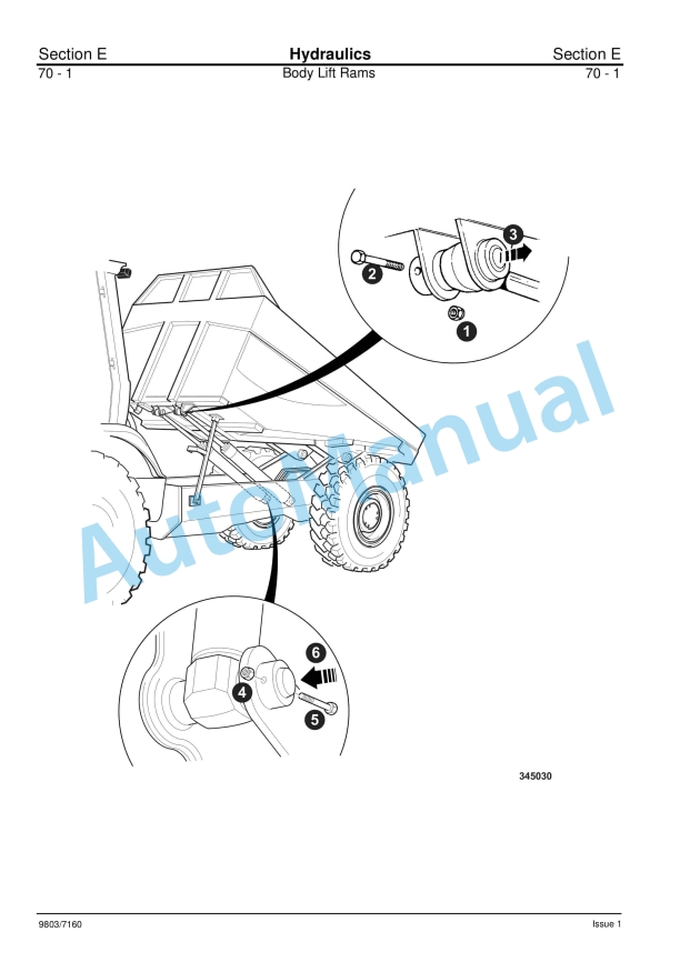 JCB 714, 718 Articulated Dump Truck Service Manual 9803-7160 2 JCB 714, 718 Articulated Dump Truck Service Manual 9803-7160 - Image 2