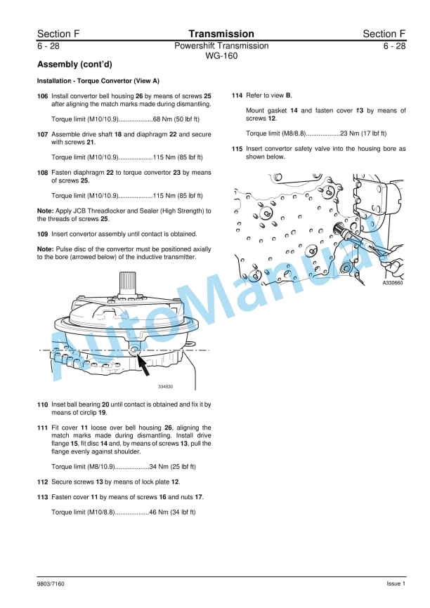 JCB 714, 718 Articulated Dump Truck Service Manual 9803-7160 3 JCB 714, 718 Articulated Dump Truck Service Manual 9803-7160 - Image 3