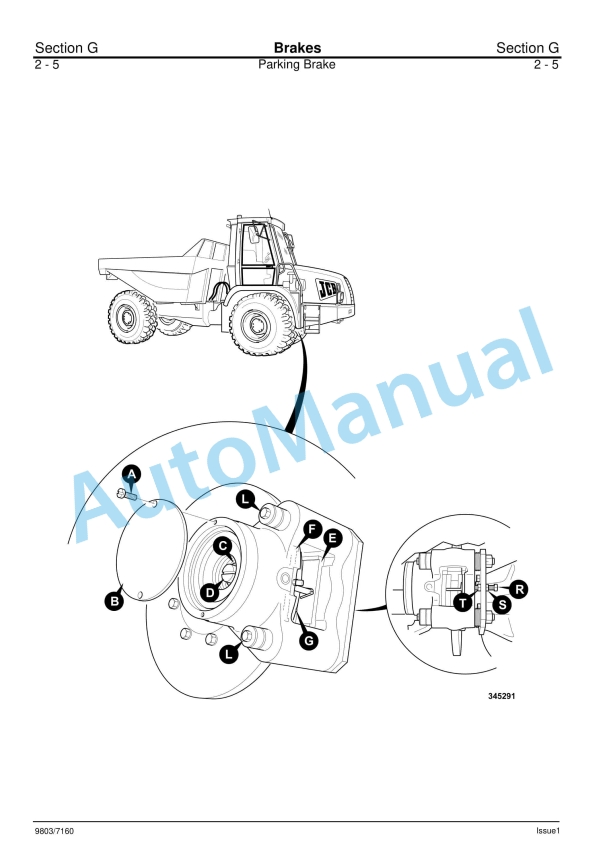 JCB 714, 718 Articulated Dump Truck Service Manual 9803-7160 5 JCB 714, 718 Articulated Dump Truck Service Manual 9803-7160 - Image 5