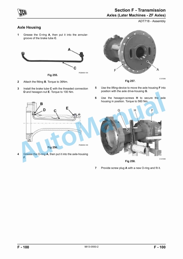 JCB 714, 718 Articulated Dump Truck Service Manual 9813-0550 3 JCB 714, 718 Articulated Dump Truck Service Manual 9813-0550 - Image 3
