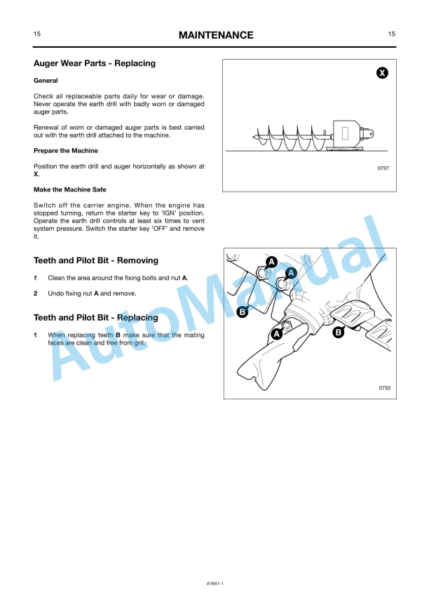 JCB 750, 1200, 1650 Drillmaster Owners Manual 332-A1941 5 JCB 750, 1200, 1650 Drillmaster Owners Manual 332-A1941 - Image 5