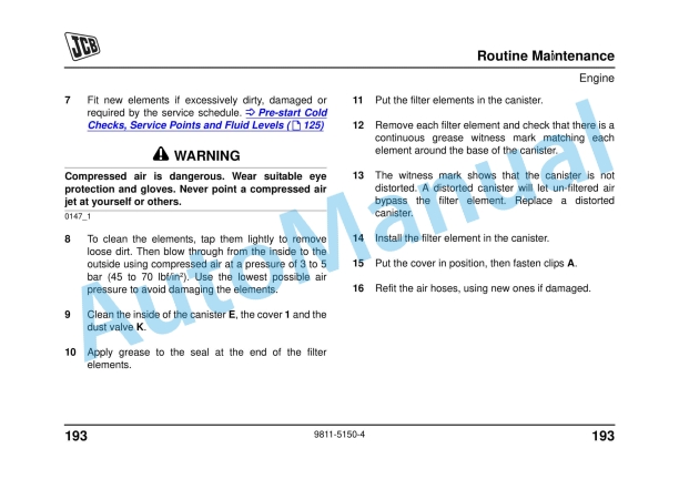 JCB 800D Workmax Operator Manual 9811-5150 5 JCB 800D Workmax Operator Manual 9811-5150 - Image 5