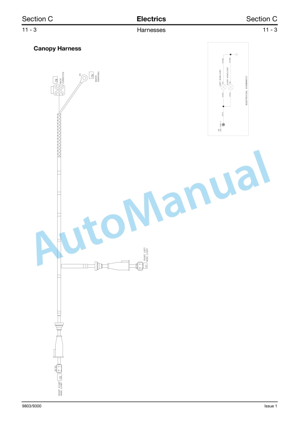 JCB 8027Z, 8032Z Service Manual 9803-9300 2 JCB 8027Z, 8032Z Service Manual 9803-9300 - Image 2
