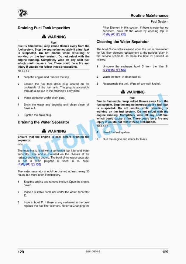 JCB 8080 Operator Manual 9811-3900 4 JCB 8080 Operator Manual 9811-3900 - Image 4