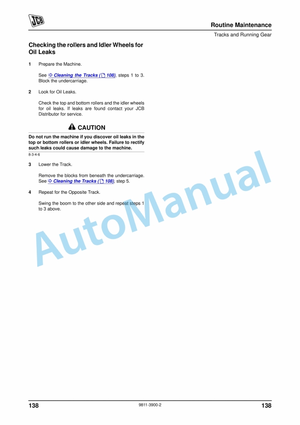 JCB 8080 Operator Manual 9811-3900 5 JCB 8080 Operator Manual 9811-3900 - Image 5