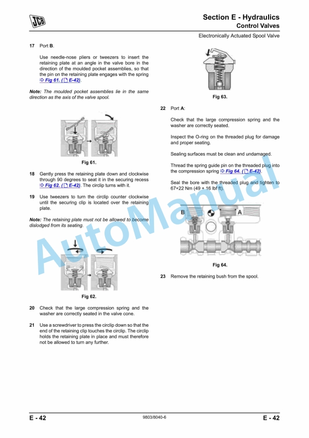 JCB 8250 Fastrac Service Manual 9803-8040 3 JCB 8250 Fastrac Service Manual 9803-8040 - Image 3