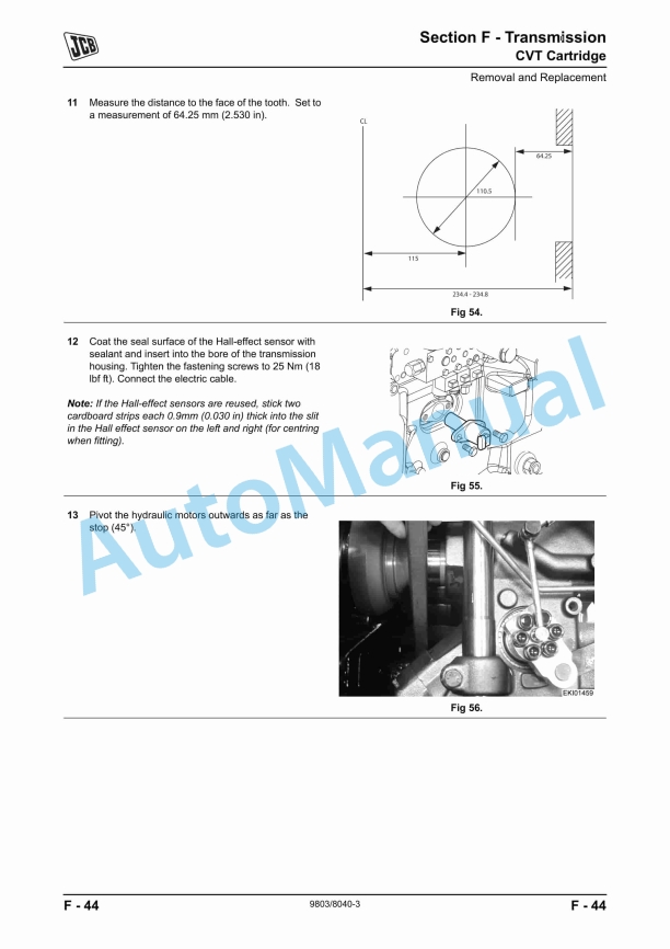 JCB 8250 Fastrac Service Manual 9803-8040 4 JCB 8250 Fastrac Service Manual 9803-8040 - Image 4