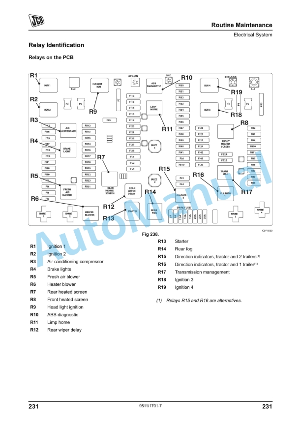 JCB 8250 Operator Manual 9811-1701 5 JCB 8250 Operator Manual 9811-1701 - Image 5