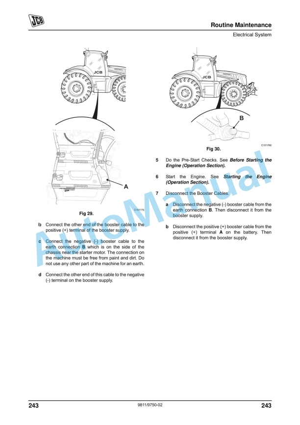 JCB 8280, 8310 Fastrac Operator Manual 9811-9750-02 5 JCB 8280, 8310 Fastrac Operator Manual 9811-9750-02 - Image 5