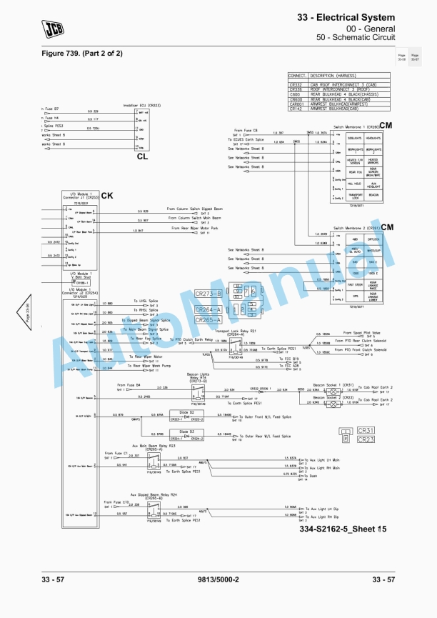 JCB 8290, 8330 Fastrac Service Manual 9813-5000 4 JCB 8290, 8330 Fastrac Service Manual 9813-5000 - Image 4