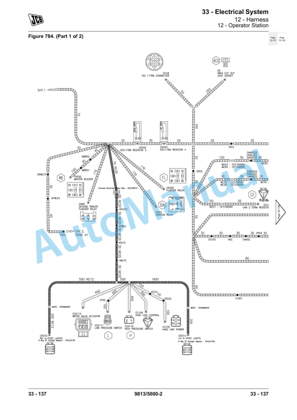 JCB 8290, 8330 Fastrac Service Manual 9813-5000 5 JCB 8290, 8330 Fastrac Service Manual 9813-5000 - Image 5