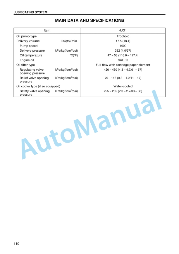 JCB A-4JG1 Isuzu Service Manual 9806-2180 2 JCB A-4JG1 Isuzu Service Manual 9806-2180 - Image 2