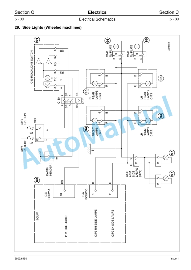 JCB AMS JS Machines Service Manual 9803-6450 3 JCB AMS JS Machines Service Manual 9803-6450 - Image 3