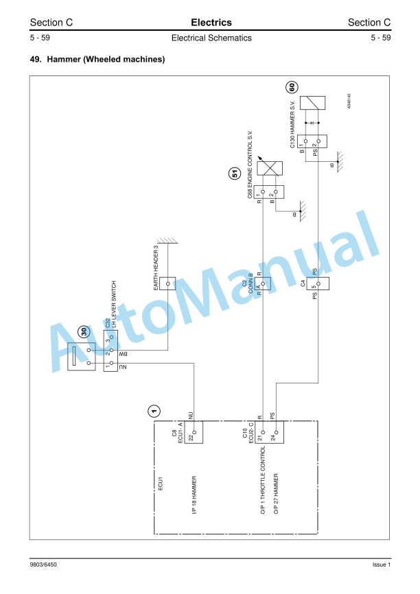 JCB AMS JS Machines Service Manual 9803-6450 4 JCB AMS JS Machines Service Manual 9803-6450 - Image 4