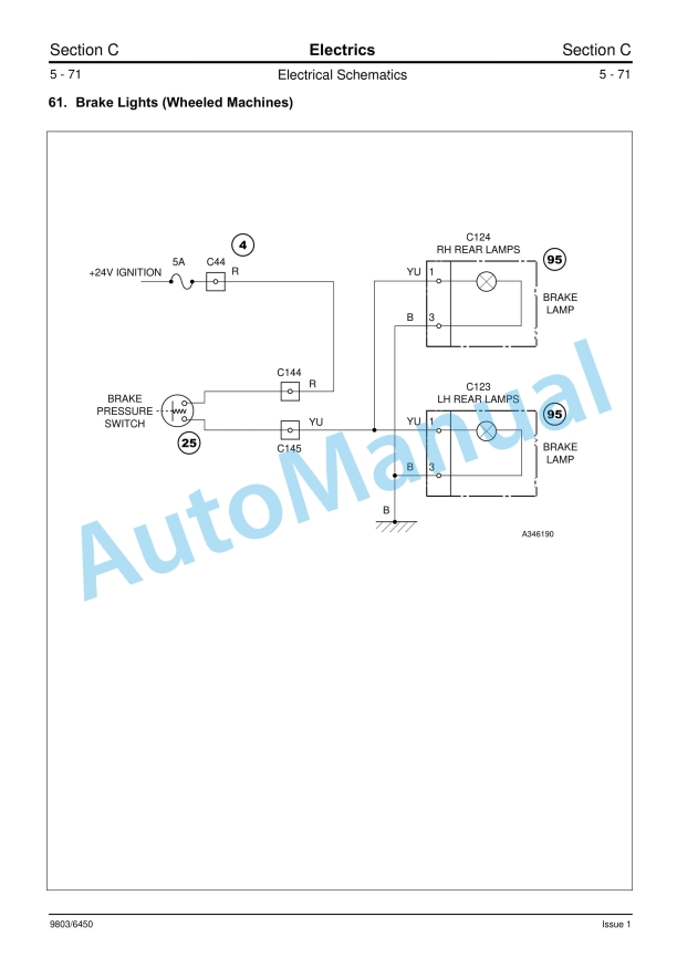 JCB AMS JS Machines Service Manual 9803-6450 5 JCB AMS JS Machines Service Manual 9803-6450 - Image 5