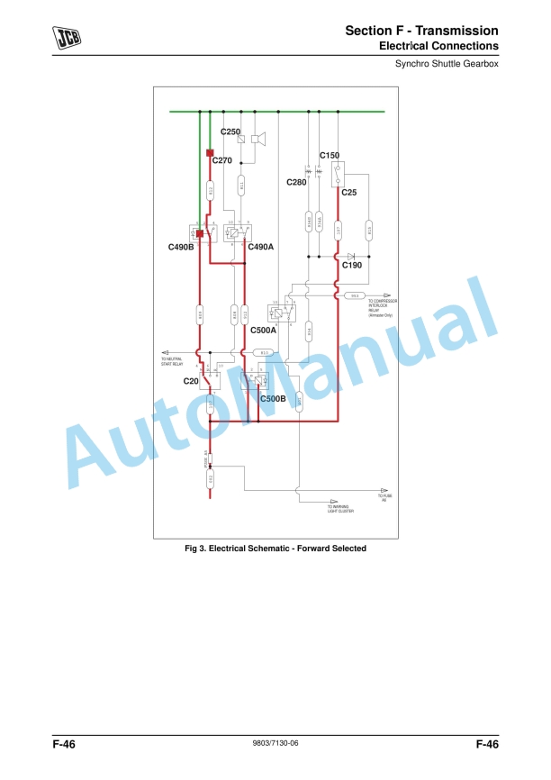 JCB Backhoe Loader Service Manual 9803-7130 5 JCB Backhoe Loader Service Manual 9803-7130 - Image 5