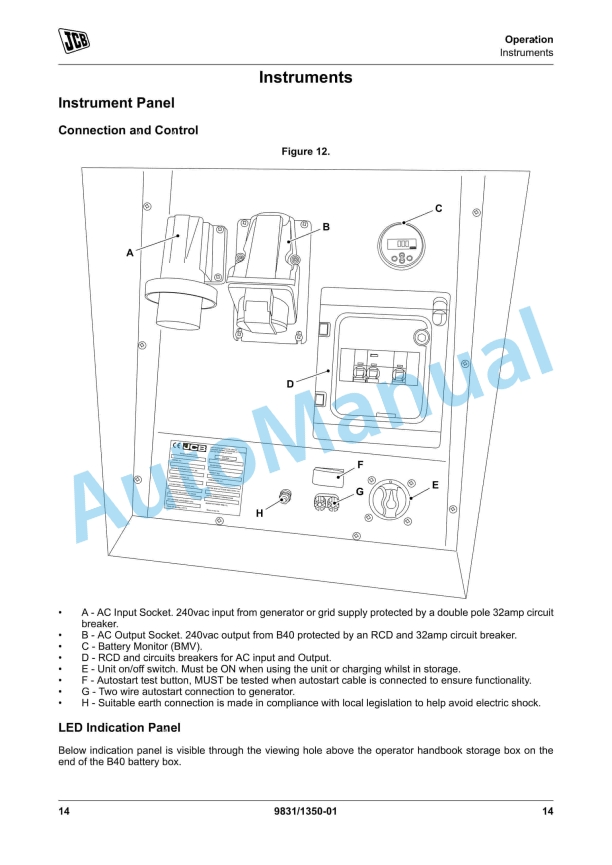 JCB Battery Box Operator Manual 9831-1350 2 JCB Battery Box Operator Manual 9831-1350 - Image 2