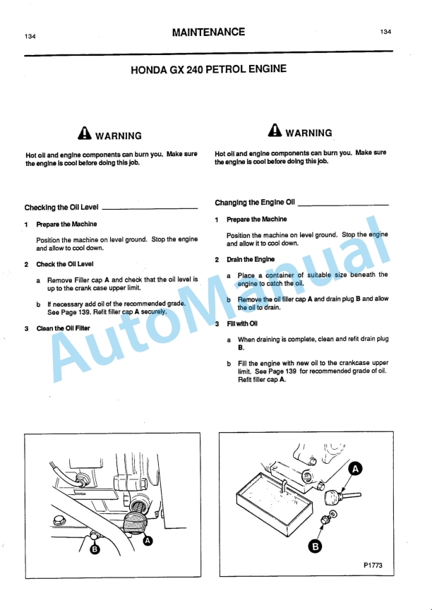 JCB Beaver Handbook And Parts Manual 9800-9001-5
