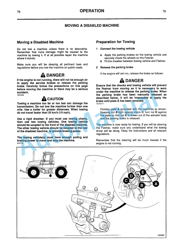 JCB Fastrac Operator Handbook 9801-1311 2 JCB Fastrac Operator Handbook 9801-1311-2