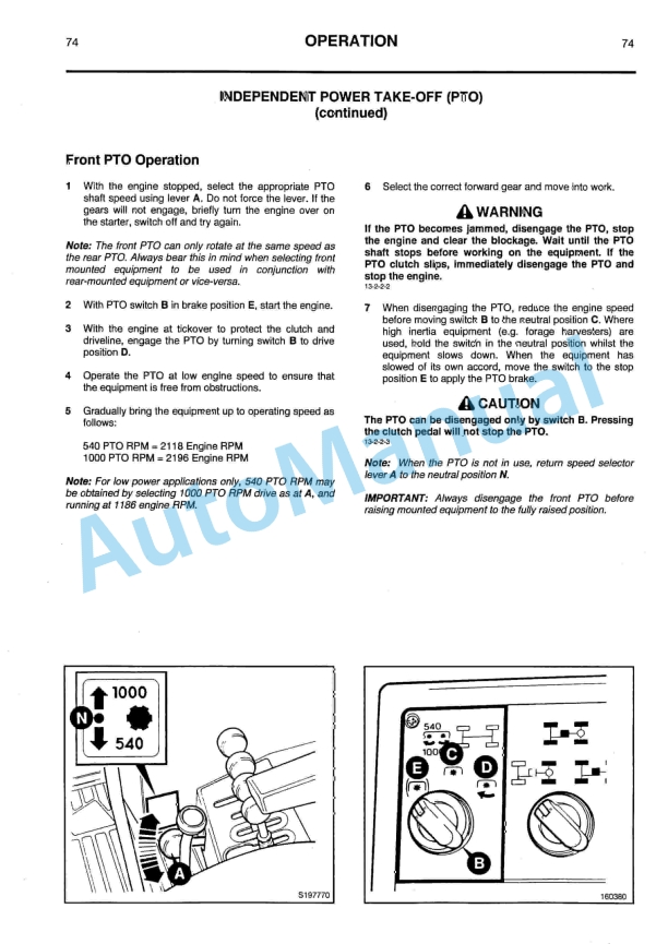 JCB Fastrac Operator Handbook 9801-1321 2 JCB Fastrac Operator Handbook 9801-1321-2