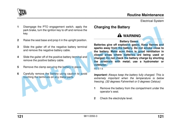 JCB FM30 Operator Manual 9811-2050 2 JCB FM30 Operator Manual 9811-2050 - Image 2