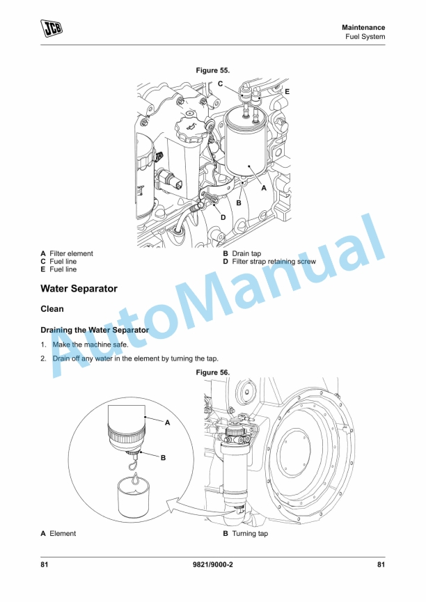JCB G100QI, G63QI, G80QI Operator Manual 9821-9000 3 JCB G100QI, G63QI, G80QI Operator Manual 9821-9000 - Image 3