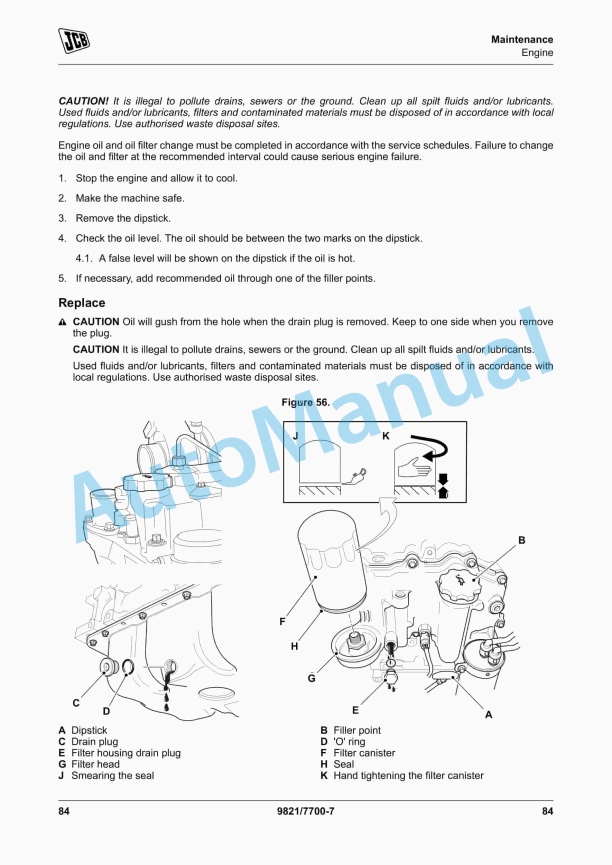JCB G115 to G91QS Operator Manual 9821-7700 2 JCB G115 to G91QS Operator Manual 9821-7700 - Image 2