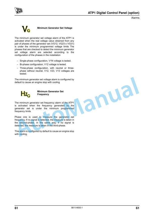 JCB G130RX to G220QX Operator Manual 9811-4650 2 JCB G130RX to G220QX Operator Manual 9811-4650 - Image 2