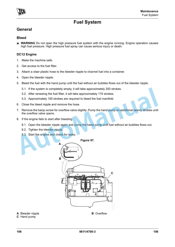 JCB G250RX to G600X Operator Manual 9811-4700 3 JCB G250RX to G600X Operator Manual 9811-4700 - Image 3