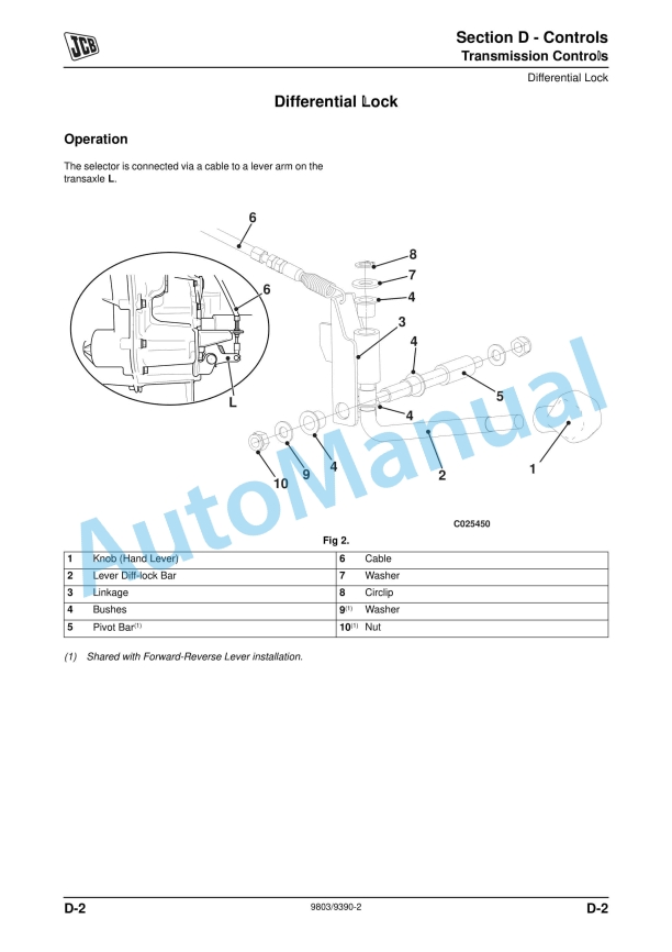 JCB Groundhog 6x4 Service Manual 9803-9390 3 JCB Groundhog 6x4 Service Manual 9803-9390 - Image 3
