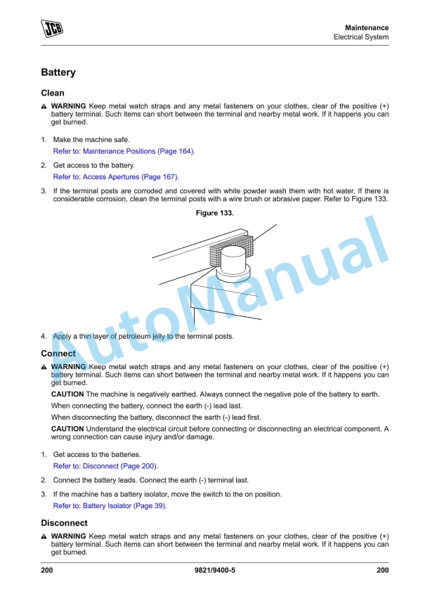 JCB Hydradig 110W Wheeled Excavator Operator Manual 9821-9400 4 JCB Hydradig 110W Wheeled Excavator Operator Manual 9821-9400 - Image 4