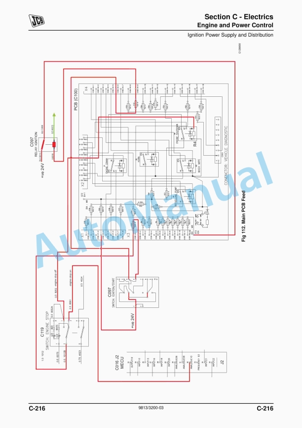 JCB JS 200 Series Tracked Excavators - T4, T2 Engines Service Manual 9813-3200 2 JCB JS 200 Series Tracked Excavators - T4, T2 Engines Service Manual 9813-3200 - Image 2